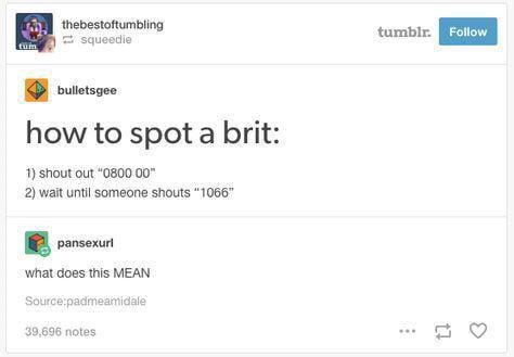 As a Brit I would shout 1111.