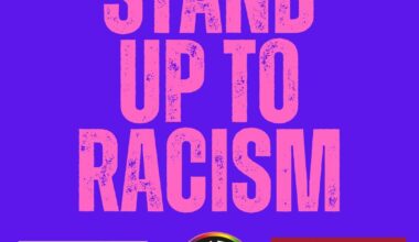 Stand Up To Racism - Rally at City Hall at 1.30pm Saturday
