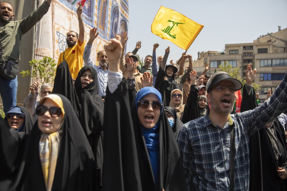 Hezbollah, supporters, in, Iran