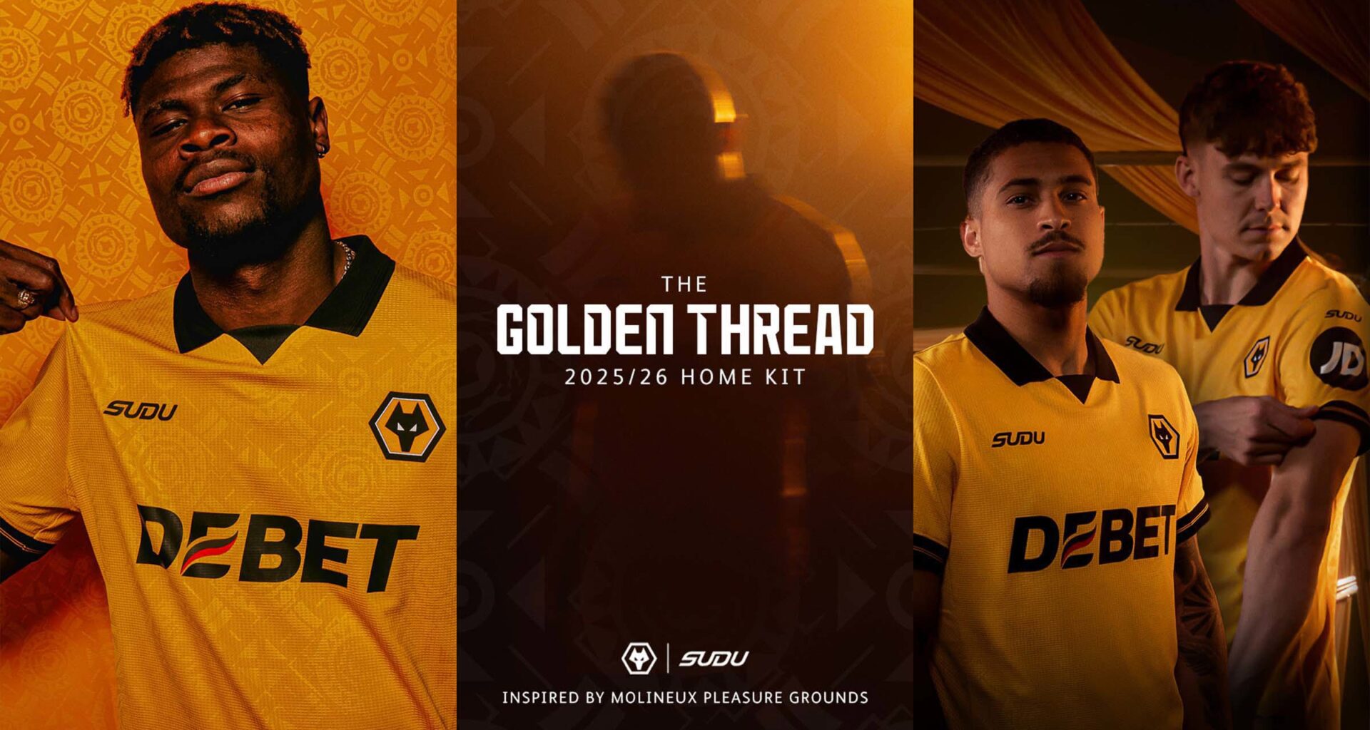 Wolves reveal new 2025/26 SUDU home kit | Club | News