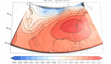 Heat dome forecast for the US [OC]