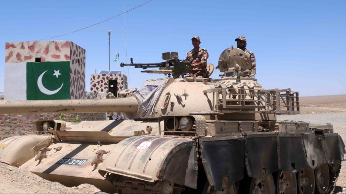 A Pakistani tank