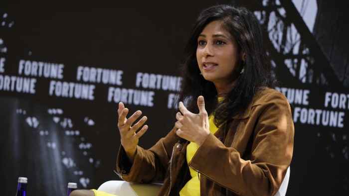 Gita Gopinath at a forum in New York City, US in November 2024