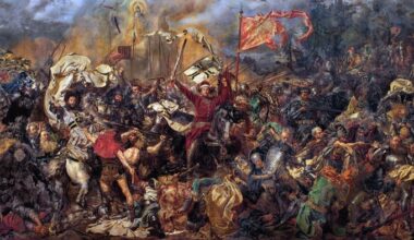 Battle of Grunwald, 1410. Painting by Jan Matejko