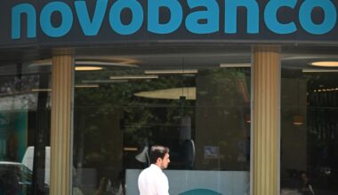 A Novo Banco bank branch in Lisbon