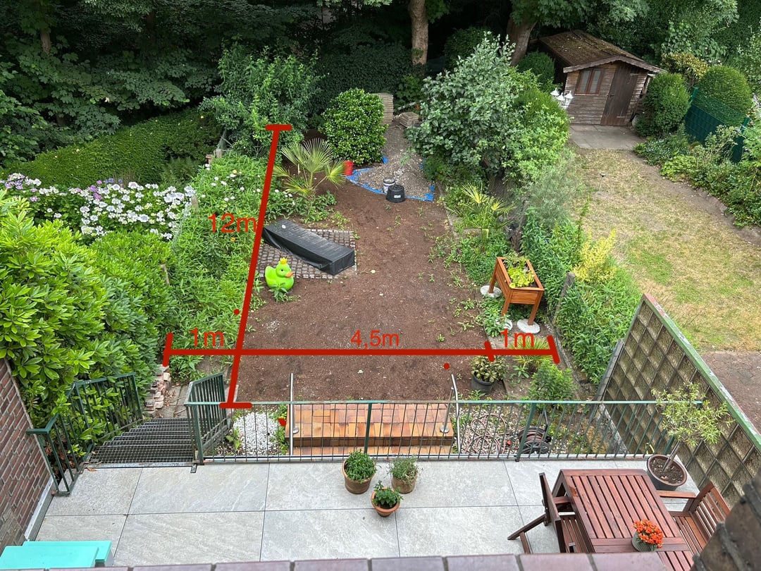 Brauchen Ideen für den Garten, was meint Ihr?