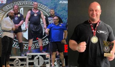 Pole becomes European powerlifting champion, breaking national record