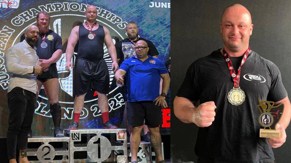 Pole becomes European powerlifting champion, breaking national record