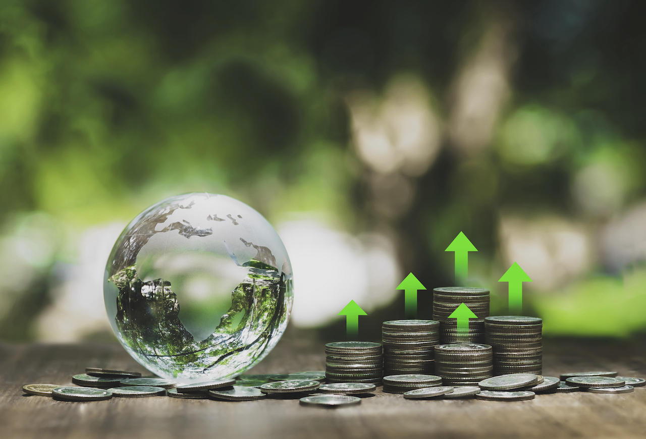 globe money financial green income africa investment sustainability coins growth carbon climate environment