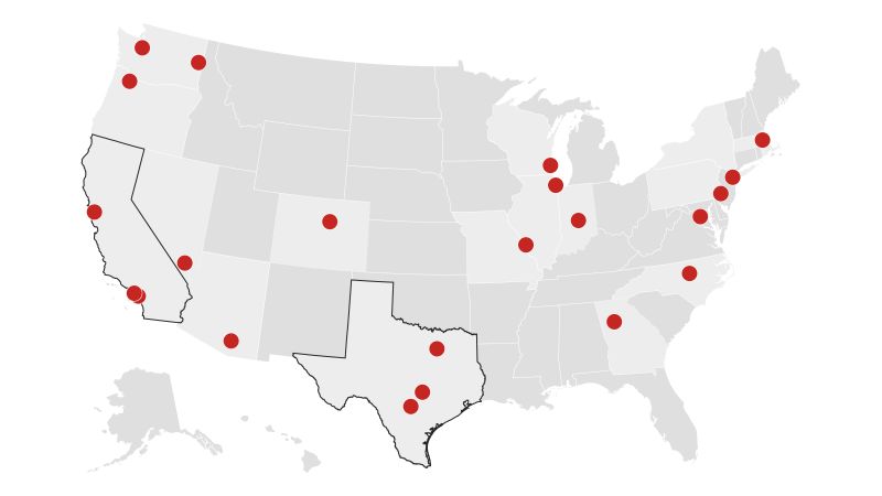 Maps: Visualizing the anti-ICE protests and government responses
