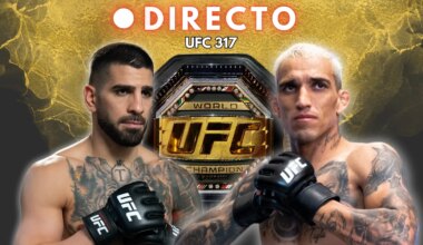 Ilia Topuria - Charles Oliveira hoy en UFC 317, en directo: última hora de la pelea por el cinturón de campeón del peso ligero de la UFC