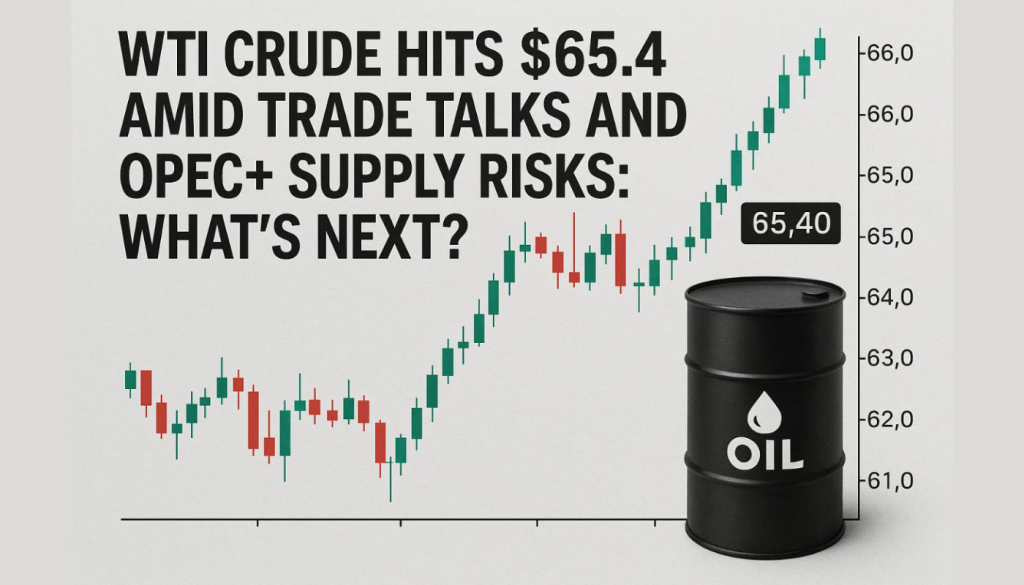 WTI Crude Hits $65.4 Amid Trade Talks and OPEC+ Supply Risks: What’s Next?
