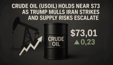 Crude Oil (USOIL) Holds Near $73 as Trump Mulls Iran Strikes and Supply Risks Escalate