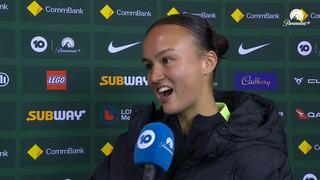 Amy Sayer: I can't describe how good tonight was | Interview | Australia v Argentina Game 2