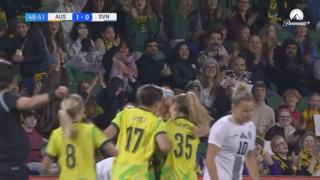 GOAL: Great build-up as Heyman makes it 1-0 | Australia v Slovenia Game 2 | International Friendly 2025