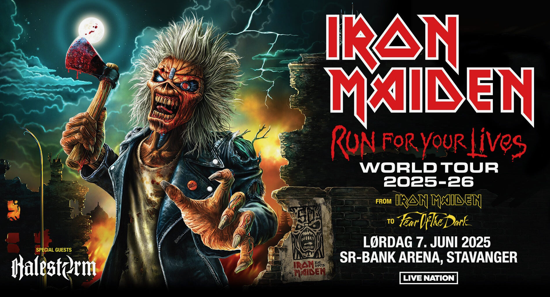 IRON MAIDEN Live In Stavanger, Norway