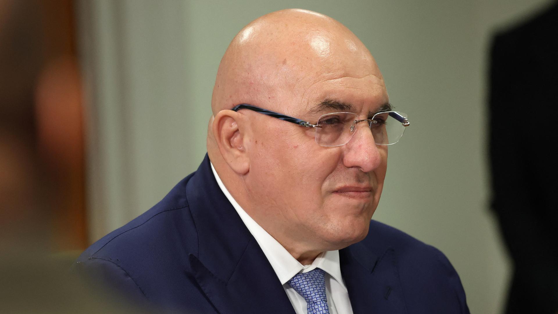 Der italienische Verteidigungsminister Guido Crosetto Der italienische Verteidigungsminister Guido Crosetto