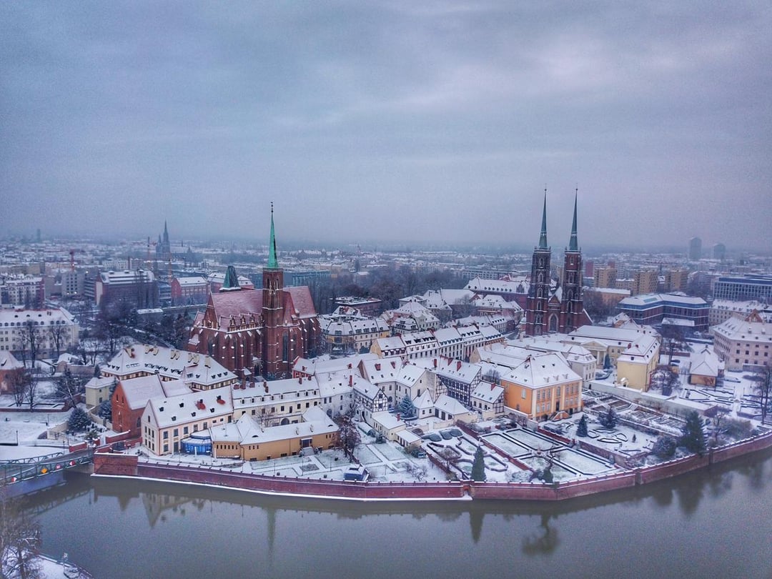 Winter time in Wrocław