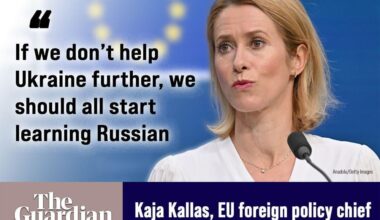 We have to do more for Ukraine, for our own security too - Kaja Kallas warns