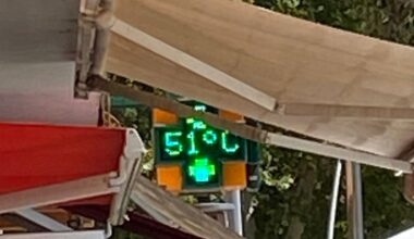 Venimos a quejarnos del calor que hace