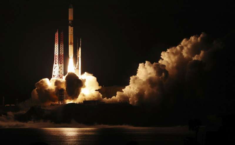 Japan launches a climate change monitoring satellite on mainstay H2A rocket's last flight