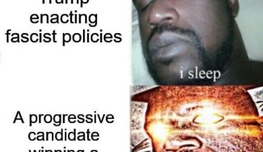 The Democrat Party be like...