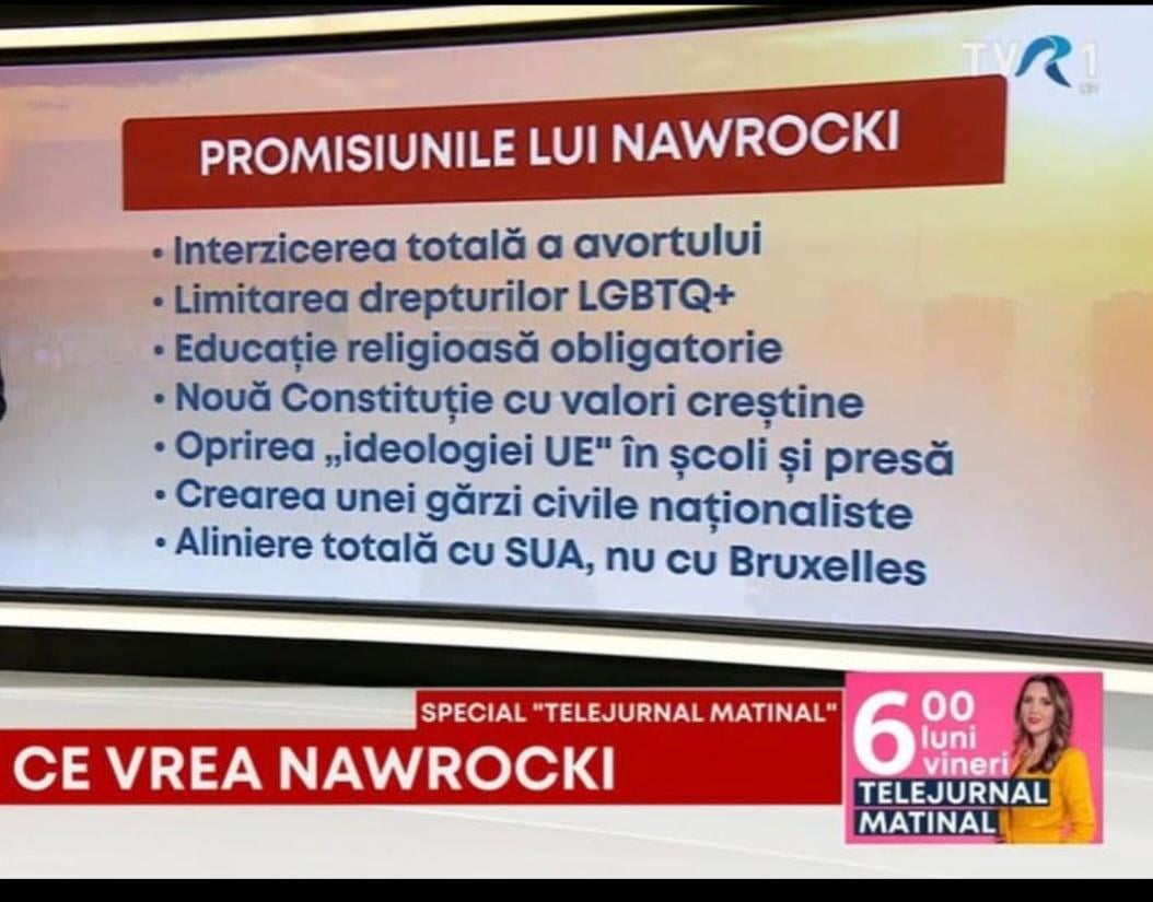 Acestea sunt promisiunile lui Nawarocki.