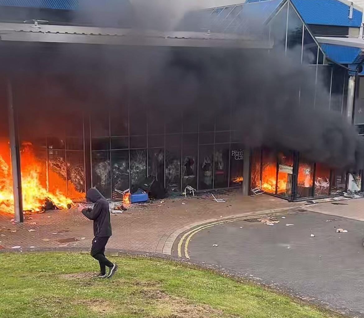 Larne Leisure Centre has been set on fire