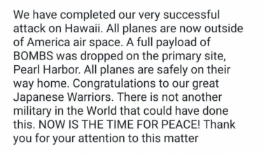 Pearl Harbor was Tremendous