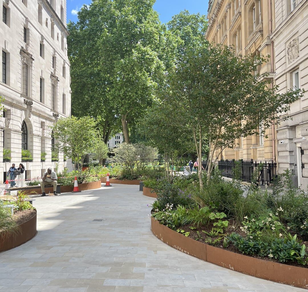Finsbury Circus gardens springing back to life