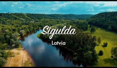 Sigulda aerial music video