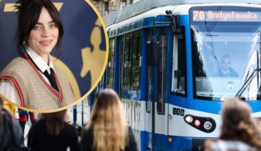 Billie Eilish stuns fans in Poland with Krakow tram-stop line announcement