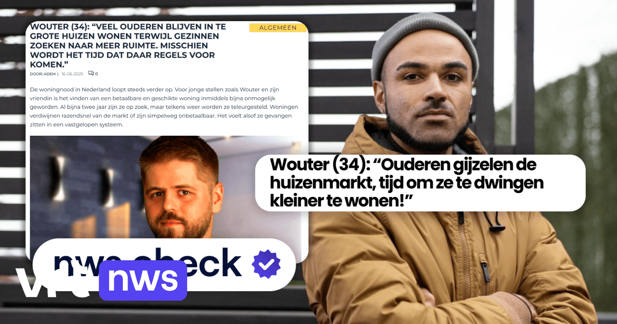 'Gepensioneerden verplichten om hun huis te verkopen?' Hoe clickbait-websites met verzonnen uitspraken boze discussies uitlokken op sociale media