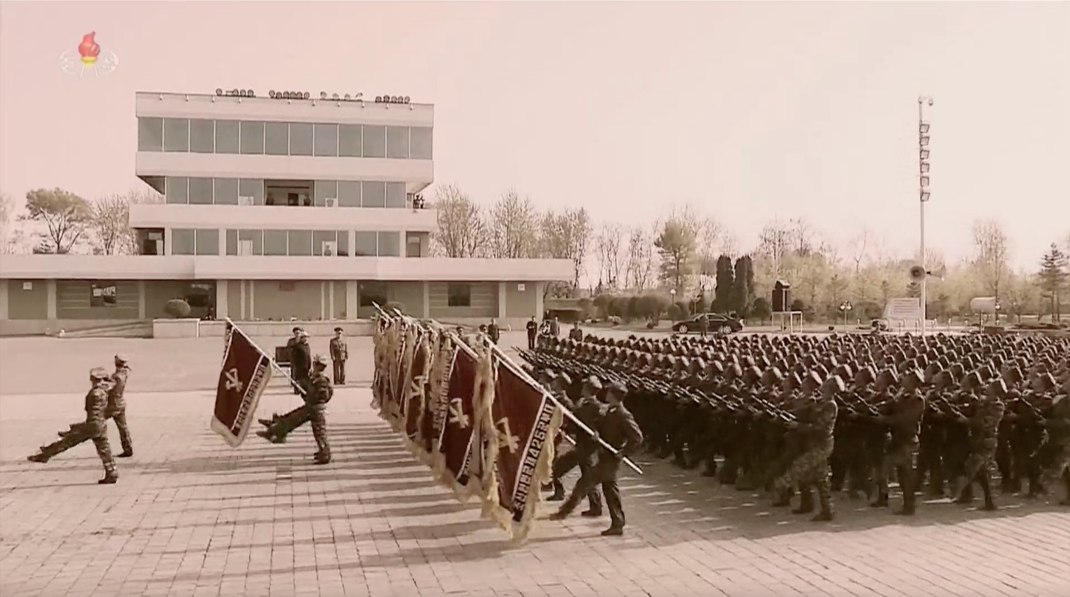 North Korea upgrading military parade training base ahead of likely Oct. event