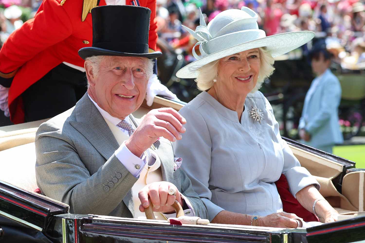 King Charles and Queen Camilla Make It A Family Affair at Royal Ascot