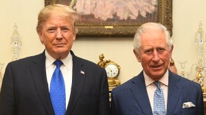 LONDON, ENGLAND - DECEMBER 03: Prince Charles, Prince of Wales and Camilla, Duchess of Cornwall meet US President Donald Trump and wife Melania at Clarence House on December 3, 2019 in London, England. France and the UK signed the Treaty of Dunkirk in 1947 in the aftermath of WW2 cementing a mutual alliance in the event of an attack by Germany or the Soviet Union. The Benelux countries joined the Treaty and in April 1949 expanded further to include North America and Canada followed by Portugal, Italy, Norway, Denmark and Iceland. This new military alliance became the North Atlantic Treaty Organisation (NATO). The organisation grew with Greece and Turkey becoming members and a re-armed West Germany was permitted in 1955. This encouraged the creation of the Soviet-led Warsaw Pact delineating the two sides of the Cold War. This year marks the 70th anniversary of NATO.