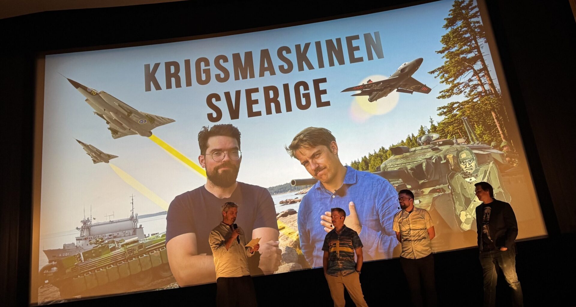 “Krigsmaskinen Sverige” – strålande psykförsvar och underhållning från Krigshistoriepodden och SVT – Cornucopia?