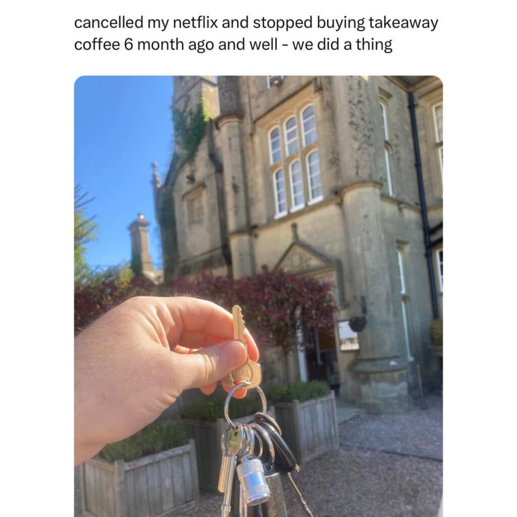 Congratulations on the set of keys