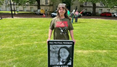 Activists could face long jail sentences because their action against an Israeli arms company has been classified as 'terrorism'