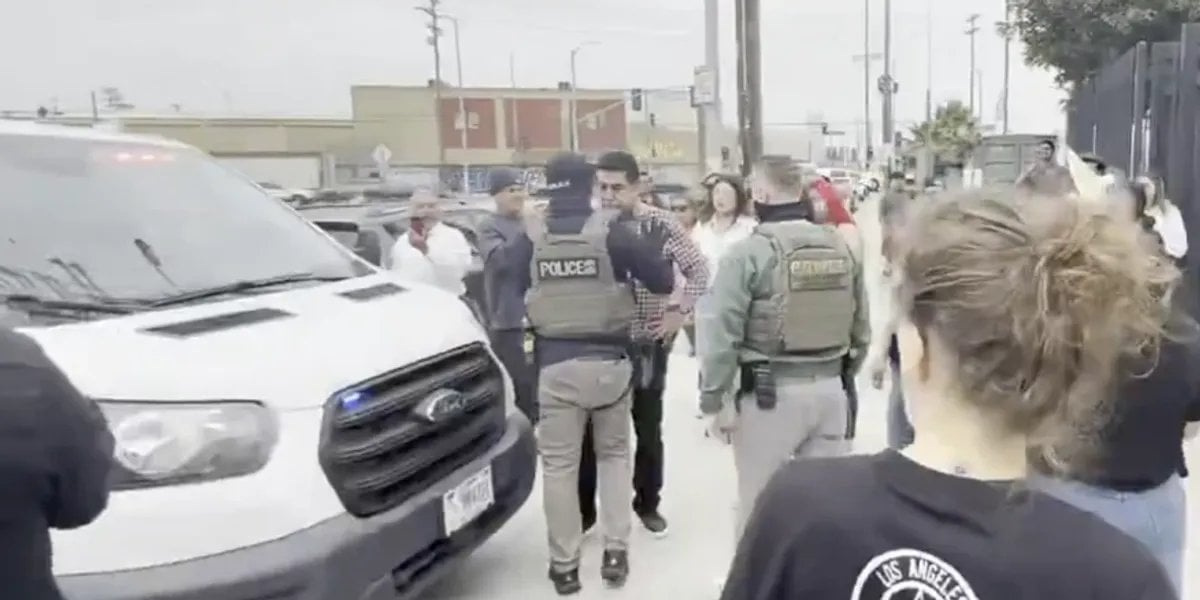 'This Is What Fascism Looks Like': Beloved Labor Leader David Huerta Arrested | "This is about something much bigger," said the president of SEIU California, still in detention. "This is about how we as a community stand together and resist the injustice."