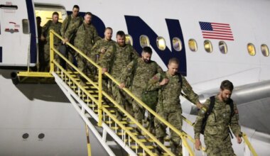 N.B. soldiers return from 6-month Latvia deployment