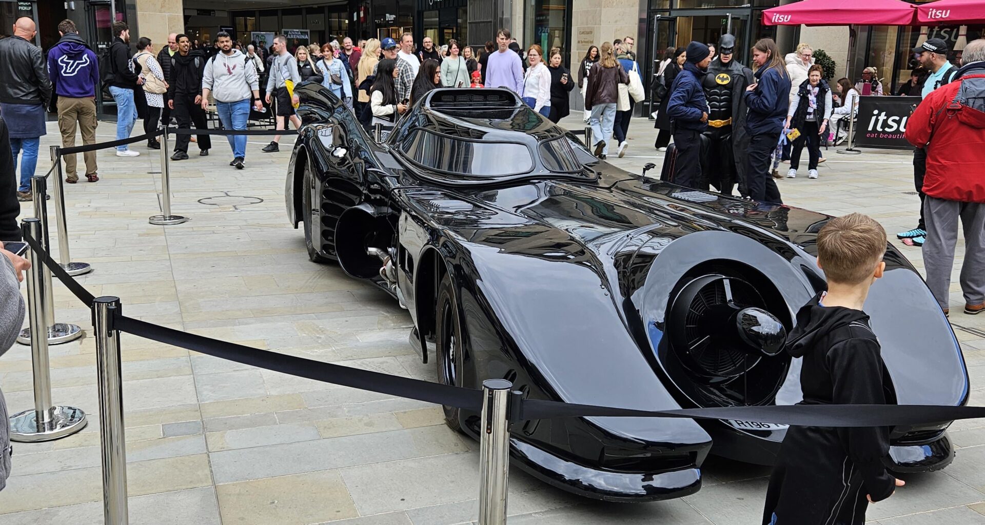Batman car in Edinburgh. How cool is this?