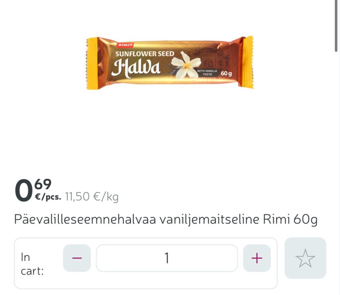 I was in Riga last week and fell in love with this Halva. Can someone send me some of these to Germany?