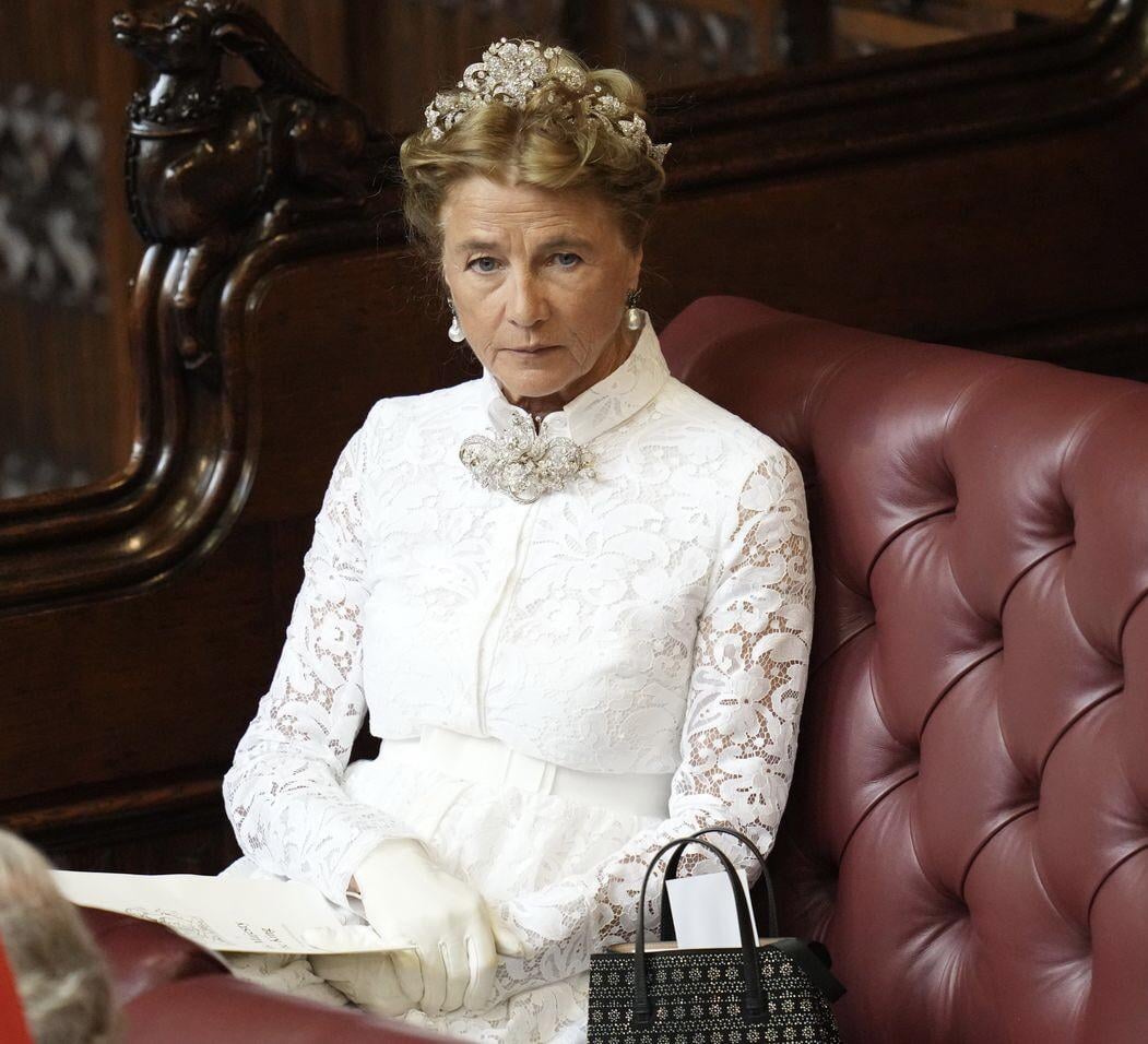 Princess Antonia, Duchess of Wellington at the State Opening of Parliament, 2024