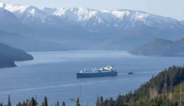 LNG carrier in Canada