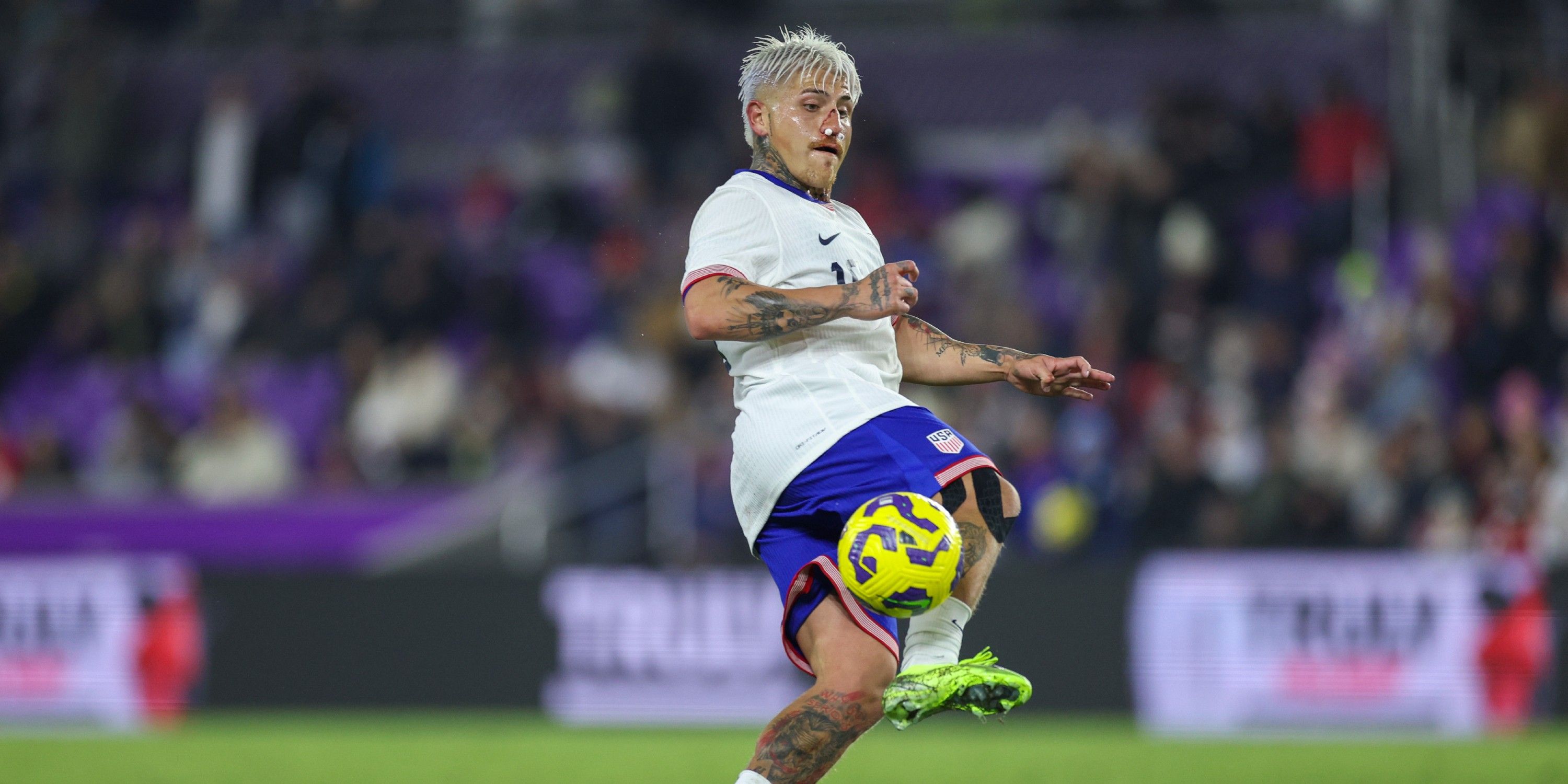 Diego Luna plays for the USMNT against Costa Rica on Wedneday