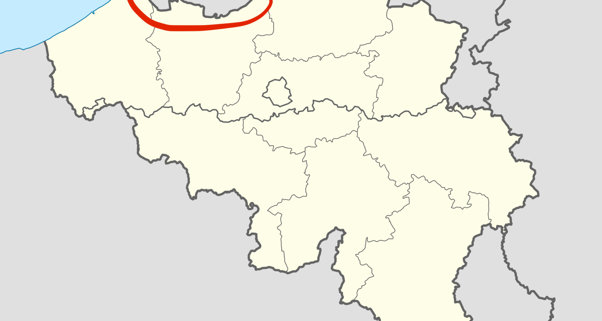 Why does Belgium not own this land?