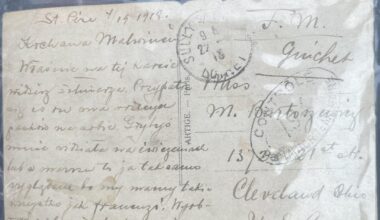 I bought a WWI postcard for my collection and afterwards I saw the message seems to be in Polish though I may be mistaken. Are any of you able to read it?