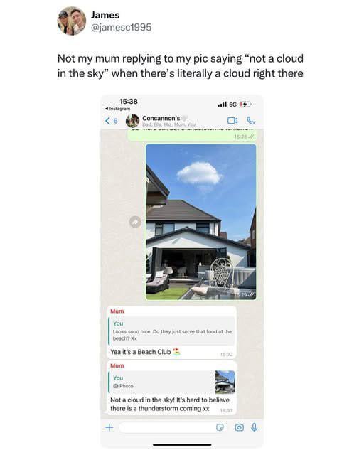 Bless her 😂