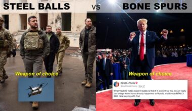 One attacks his opponent directly - the other attacks his opponent online at 240am
